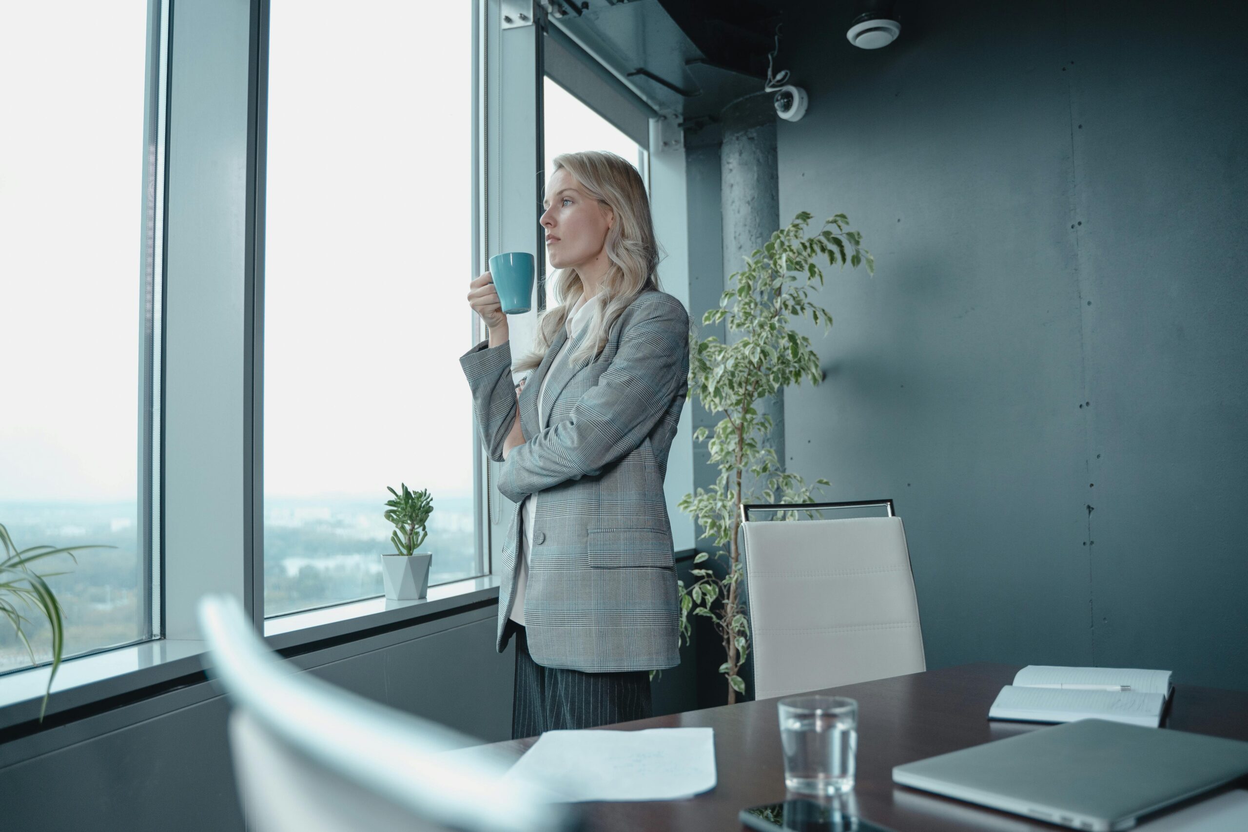Executive leader reflecting during business growth